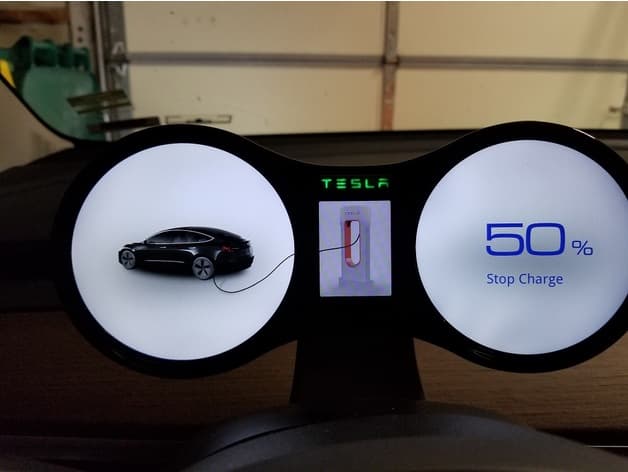 TopFit Tesla Model 3 Dashboard Sticker Replacement preview