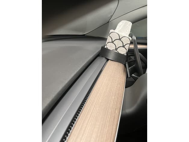 Tesla Model 3 Tissue Box Holder preview