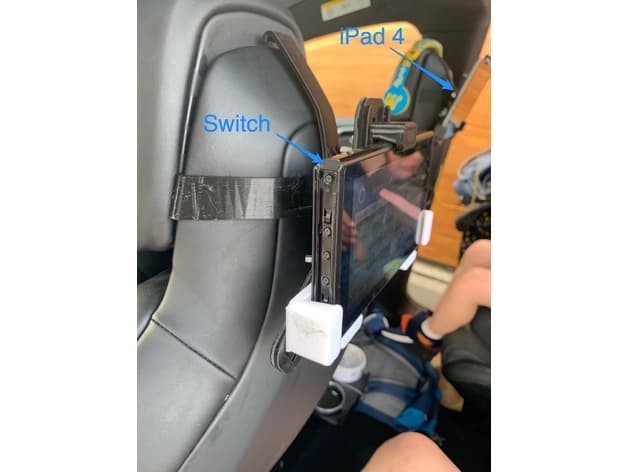 Tesla Headrest Mount for Tablet/Switch preview