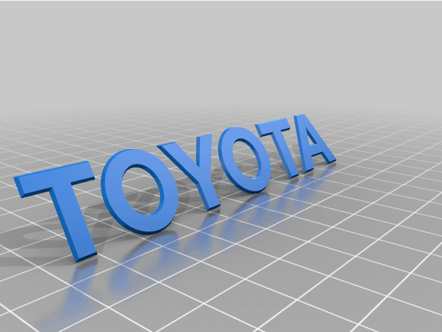 Toyota emblem preview