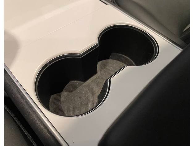 Tesla Model 3 Dual Cup holder insert preview