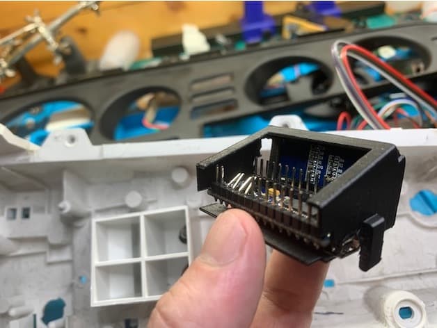 Supra MK3 TEMS window oled display + arduino nano adapter preview