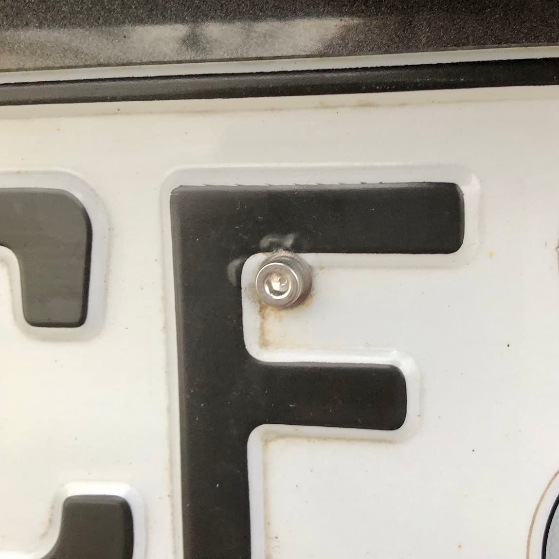license plate holder for Jeep Compass (MY19) preview