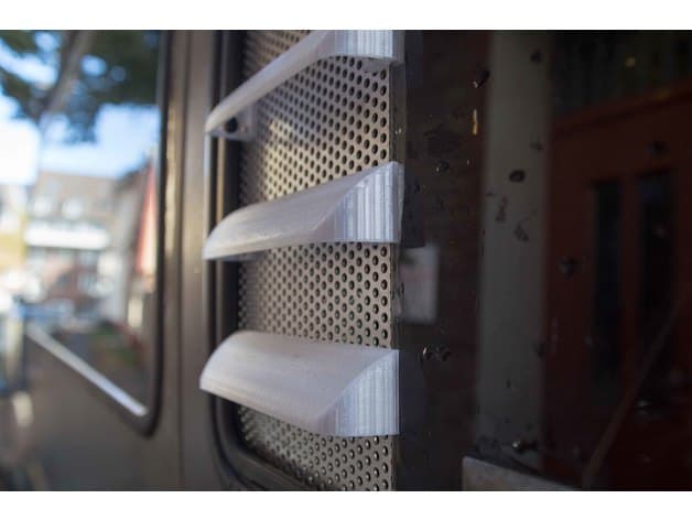 Window louvers for camper van preview