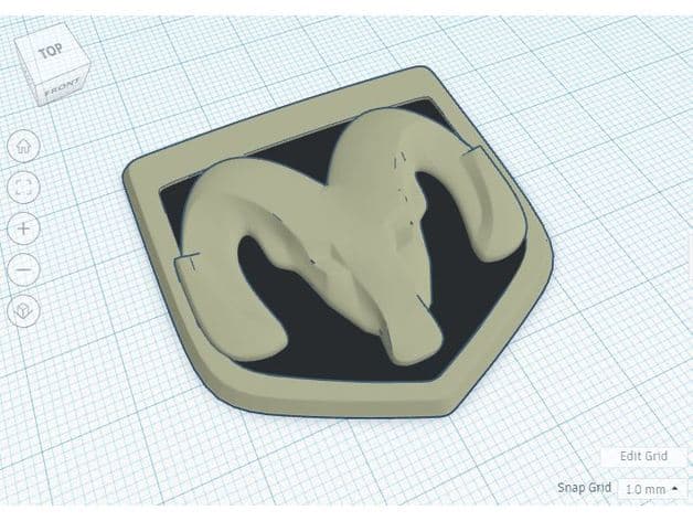 Dodge Ram Truck Emblem - Fixed preview