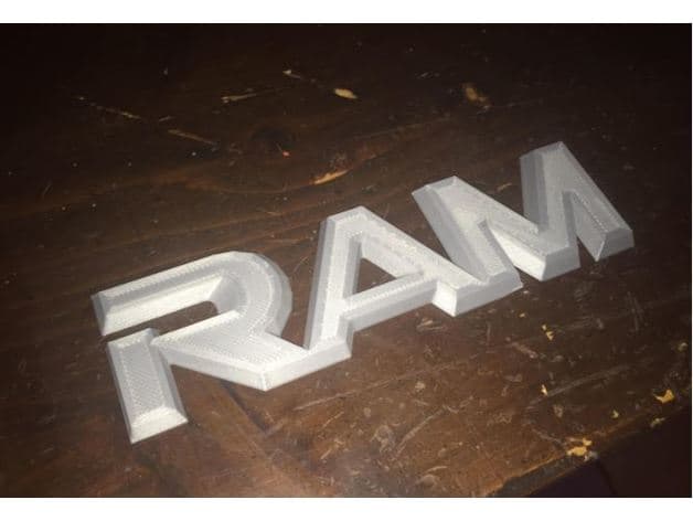 84 Dodge Ram Side Badge preview
