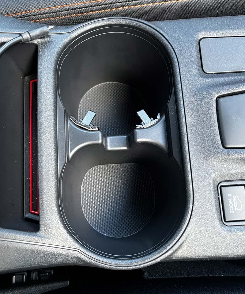 2022 SUBARU XV CROSSTREK cup holder mod preview