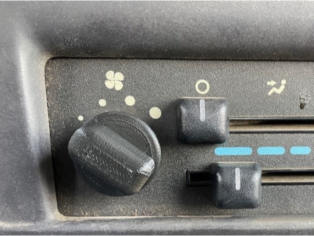 Jeep TJ Climate Control Knob (early TJ) preview
