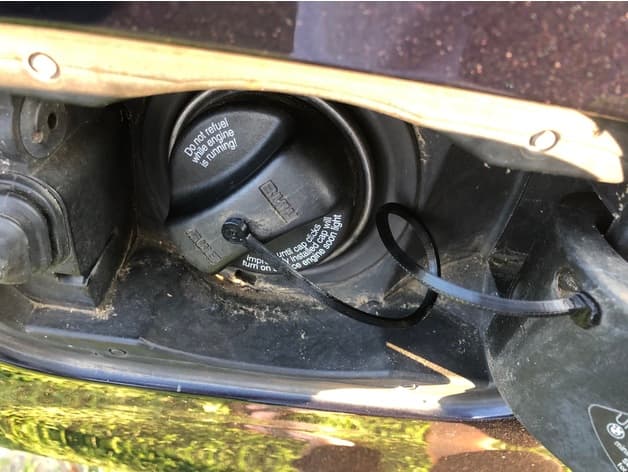 BMW gas cap tether preview