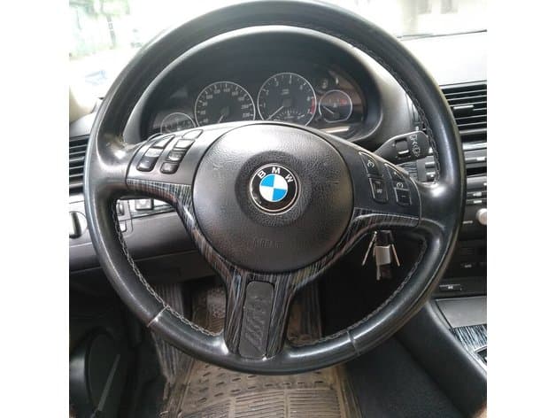 E46 steering wheel hole cap preview