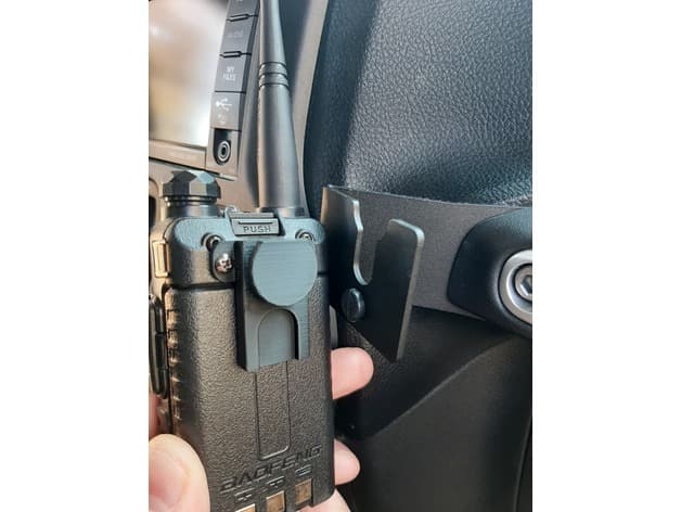 Baofeng UV5R mic button adapter preview
