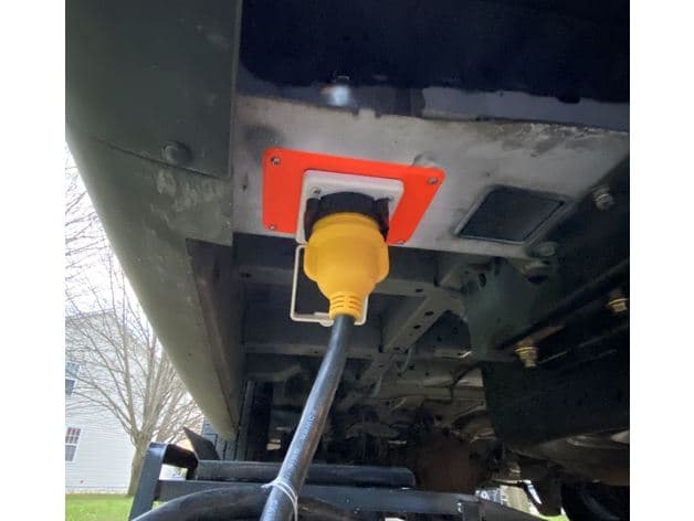 Ford Transit 2015+ frame plate for shore outlet preview