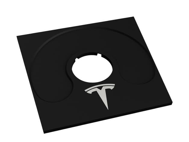 Tesla Model 3 MagSafe console plate preview