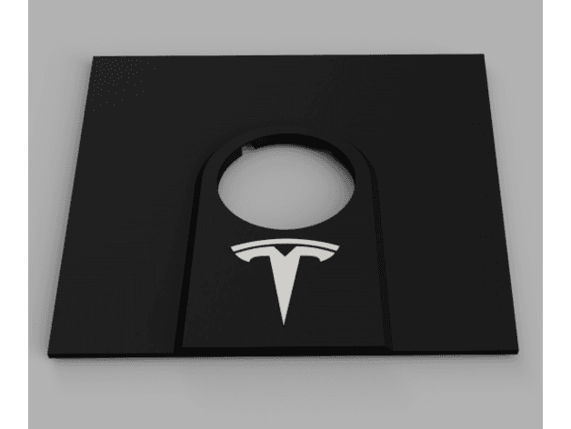 Tesla Model 3 MagSafe console plate preview