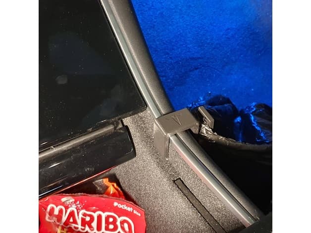 Tesla Model 3 Center Console Plastic Bag Hook preview