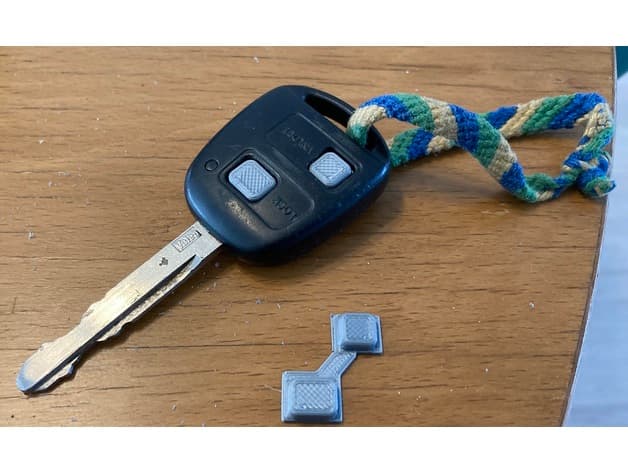 Buttons for Toyota key with remote preview