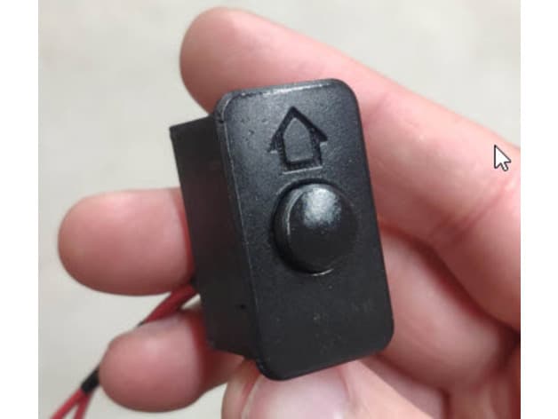 Tacoma 3rd Gen Button Insert - Momentary button insert preview