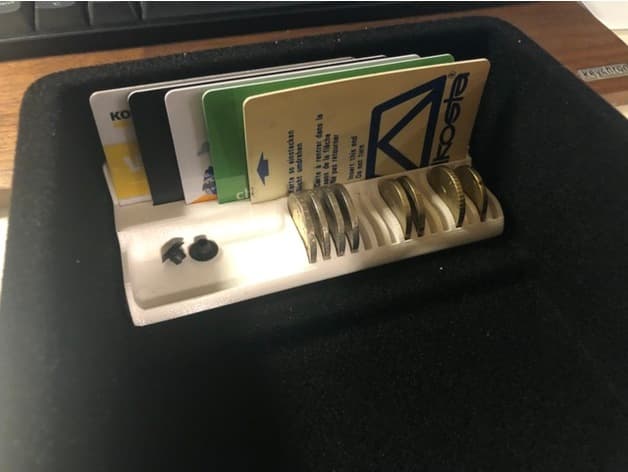 Tesla Model 3 armrest center console organizer euro coins preview