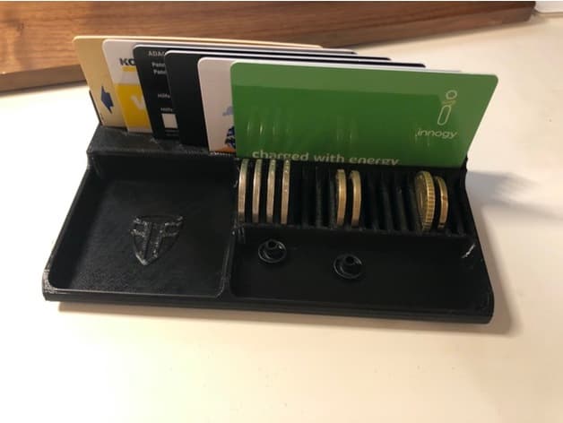 Tesla Model 3 armrest center console organizer euro coins preview