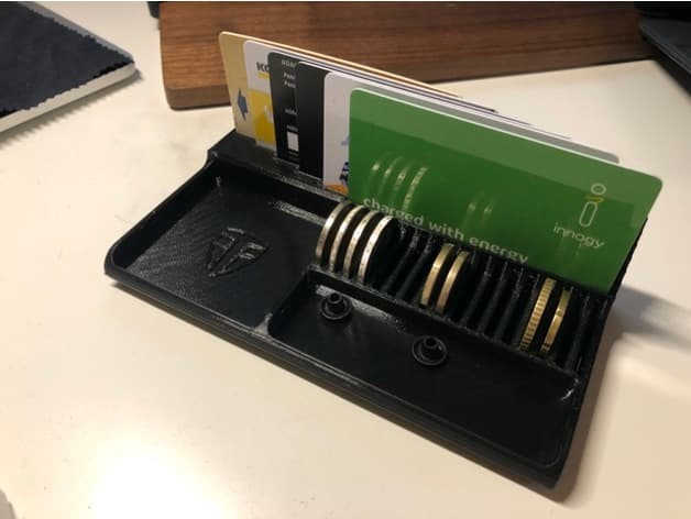 Tesla Model 3 armrest center console organizer euro coins preview