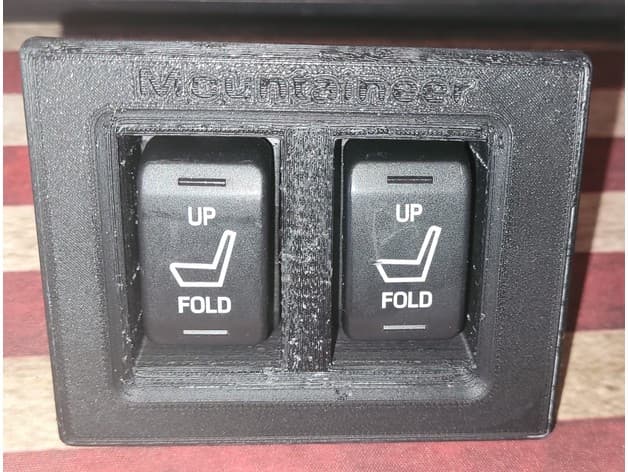 Photo of Mercury Mountaineer rear seat switch housing