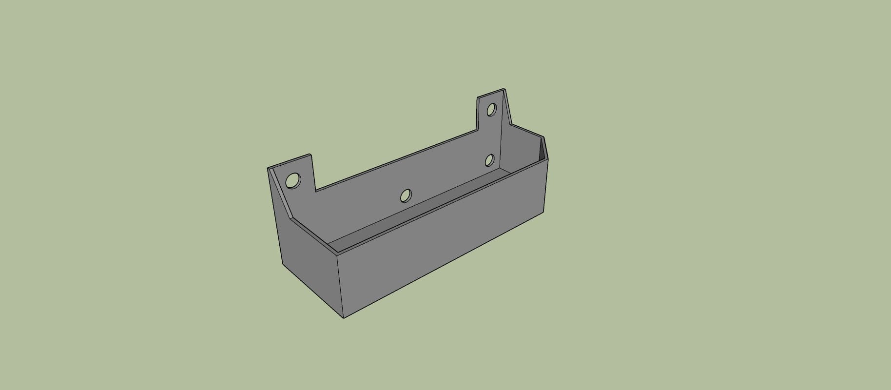 Ford Transit custom window tray preview