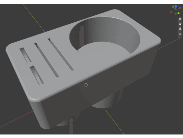 Cupholder Insert Blank for Renault Zoe (22 kW & ZE40) preview