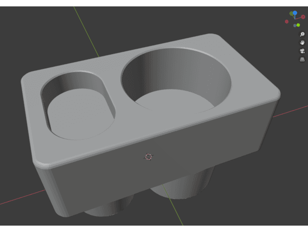 Photo of Cupholder Insert Blank for Renault Zoe (22 kW & ZE40)
