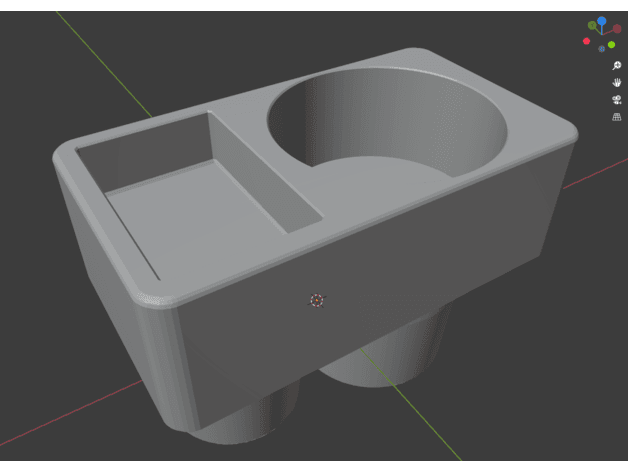 Cupholder Insert Blank for Renault Zoe (22 kW & ZE40) preview