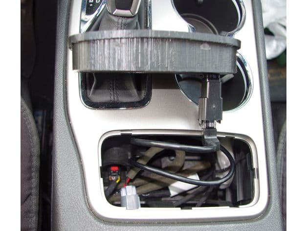 Jeep Grand Cherokee (WK2) Console bin with Redarc trailer brake fitting preview