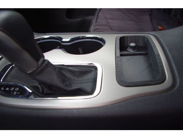 Jeep Grand Cherokee (WK2) Console bin with Redarc trailer brake fitting preview