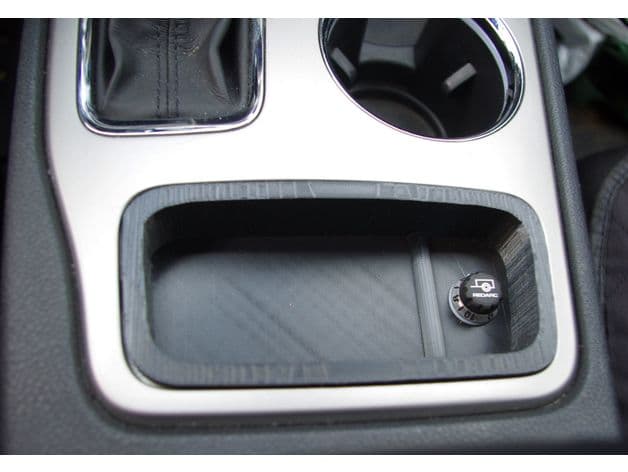 Jeep Grand Cherokee (WK2) Console bin with Redarc trailer brake fitting preview