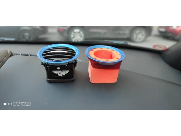 Gauge pod 52mm for Opel Corsa Vauxhall Corsa Vent canal preview