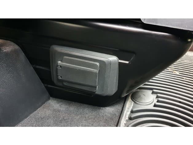 Drilling template for VW T6 inverter power outlet preview