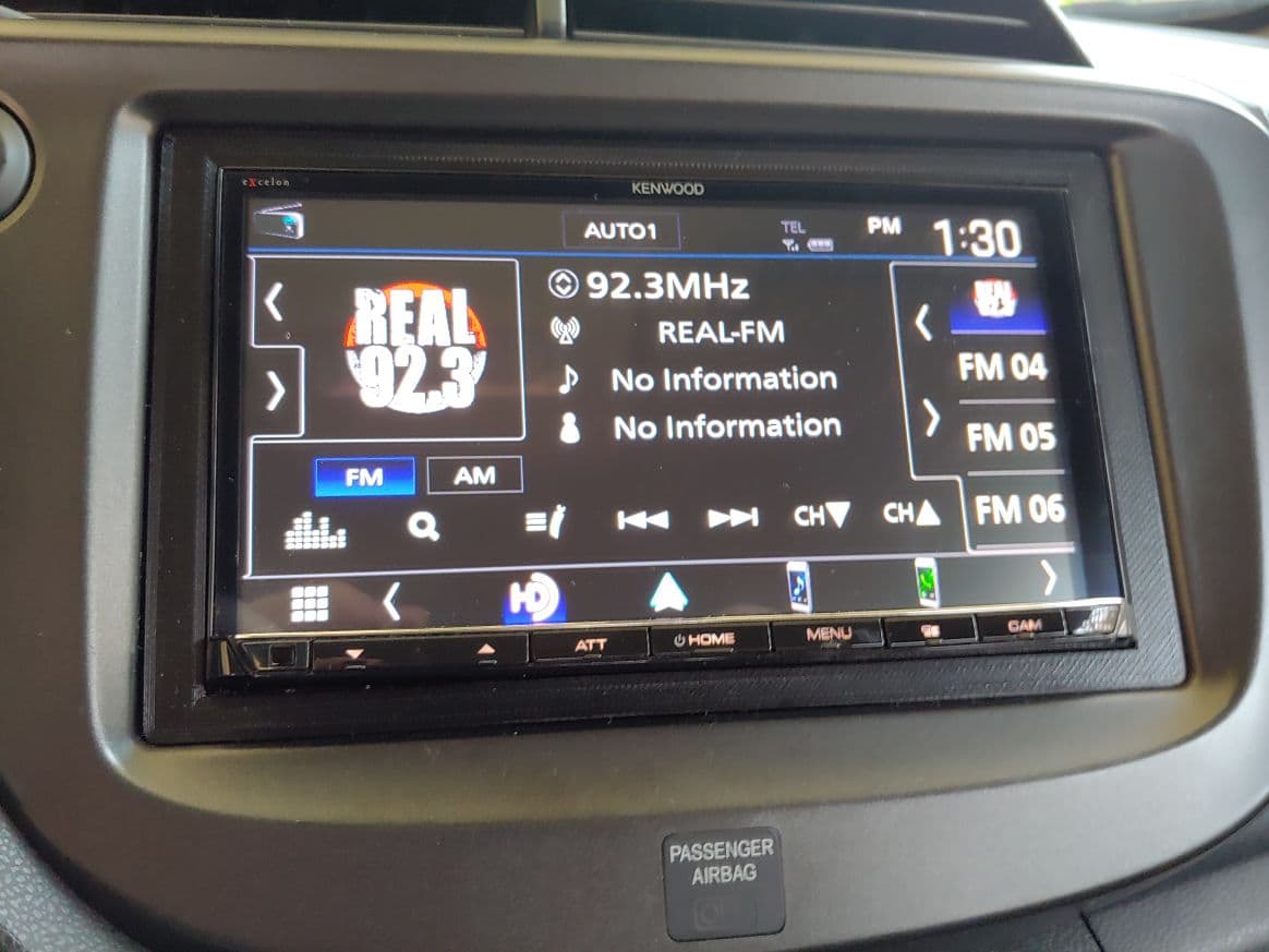 Radio Trim for Kenwood eXcelon DMX906S in Honda Fit preview