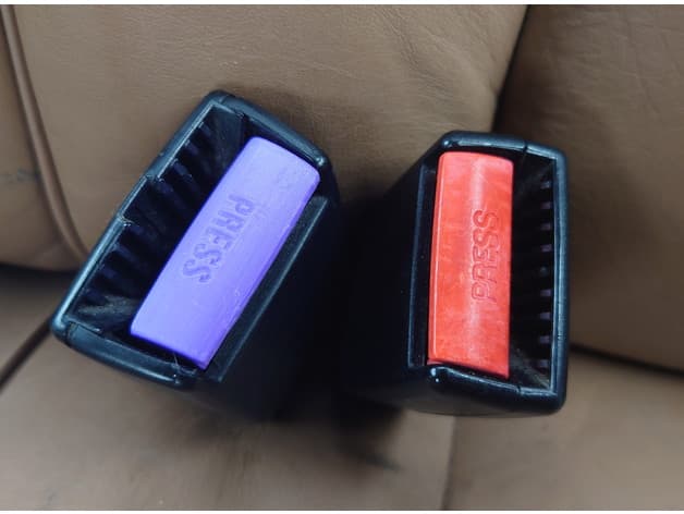 Seat belt buckle release press button cap for Saab 900, 9000, Volvos, etc. preview
