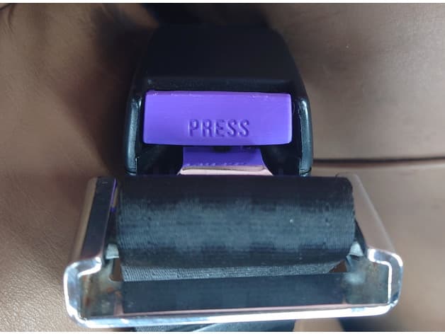Seat belt buckle release press button cap for Saab 900, 9000, Volvos, etc. preview