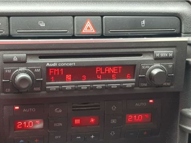 Audi Car Radio Buttons preview