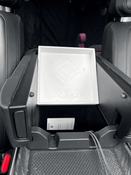 Rivian - simple center console tray preview