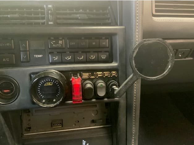 Toyota Supra MK3 Ashtray Delete V3 (Gauge POD, switches, magsafe phone holder) preview