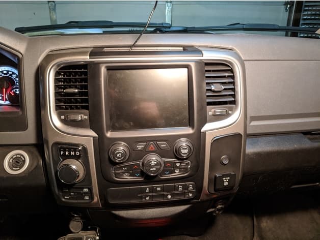 Ram 1500 Truck Dash 120v outlet and switch preview
