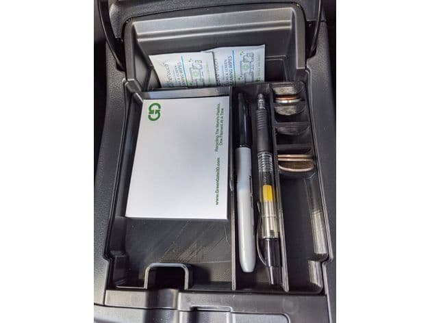 Photo of 2018+ Crosstrek Center Console Tray w/ Coin Slots and Pen Slot