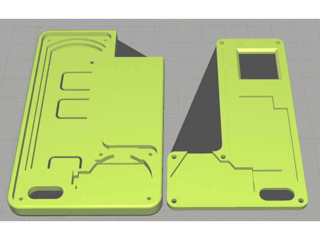 Mazda AKE fob 6mm thick 2 buttons preview