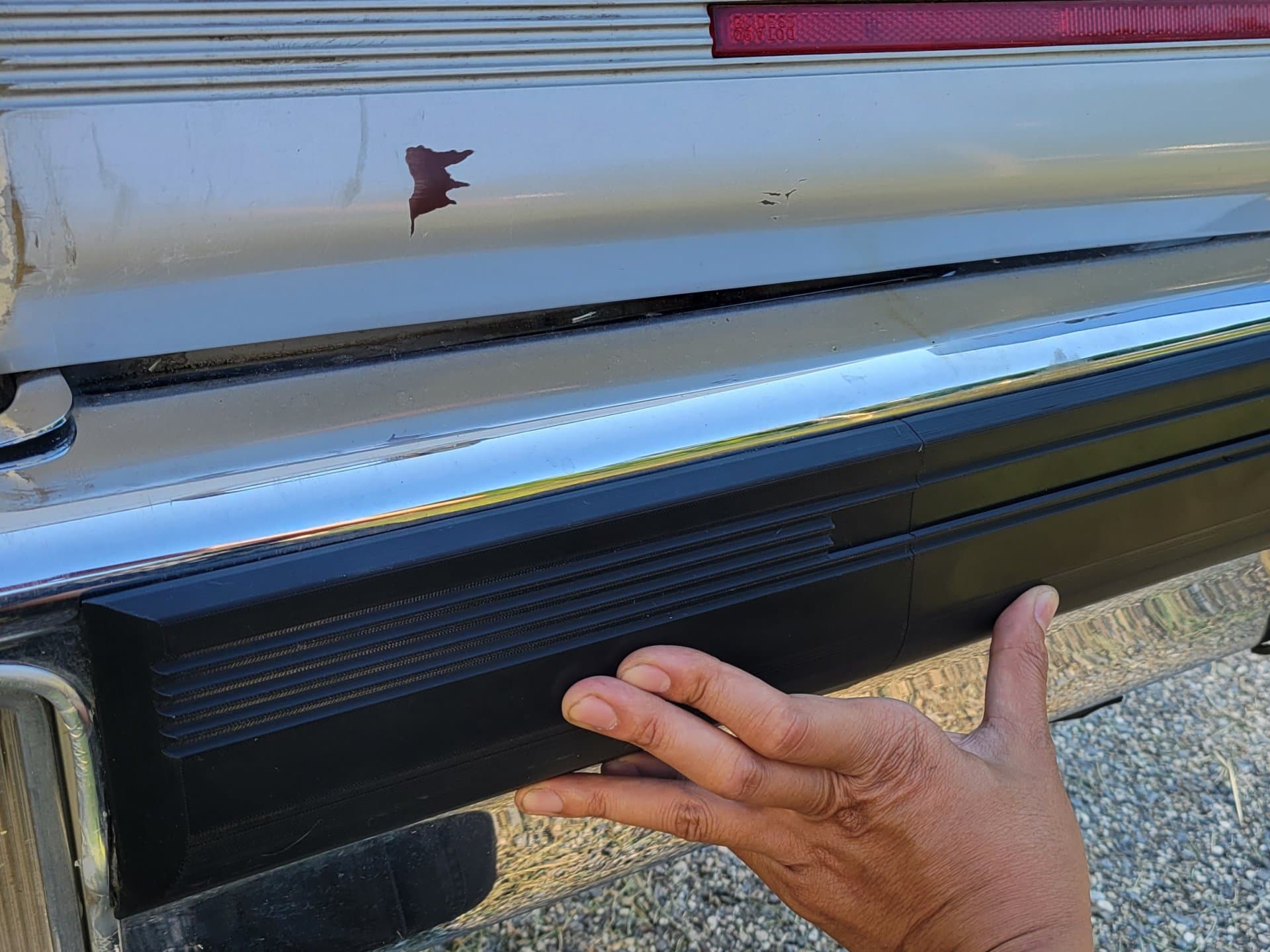 Rear Impact Strip for 1990-1992 Cadillac Brougham Funeral Coach Hearse preview