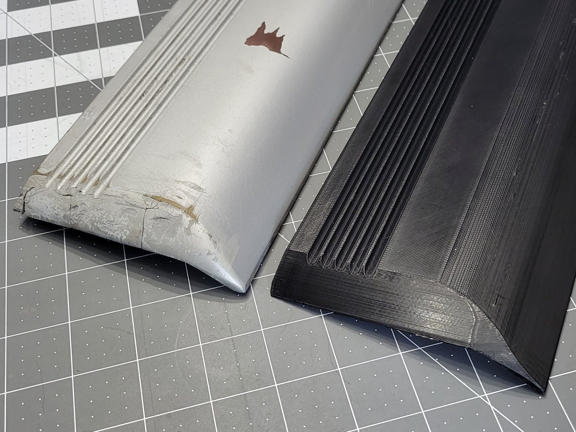 Photo of Rear Impact Strip for 1990-1992 Cadillac Brougham Funeral Coach Hearse