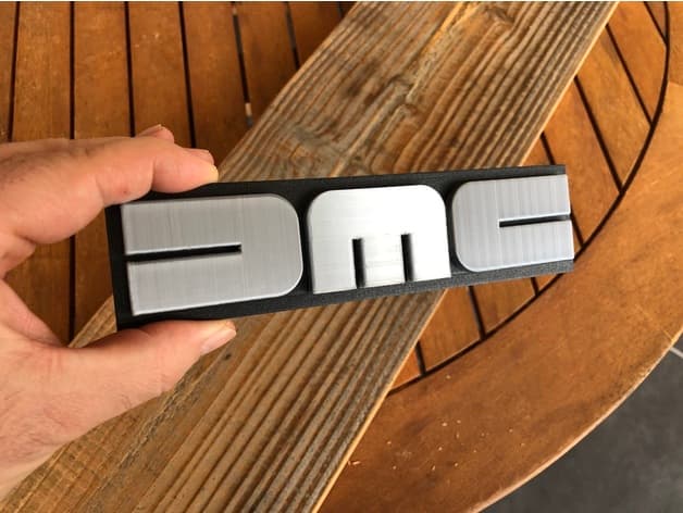 Delorean badge - DMC preview