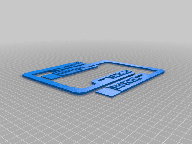Photo of Challenger Vanishing point License plate frame