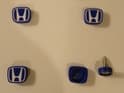 Honda logo license plate screw caps preview