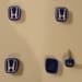 Honda logo license plate screw caps preview