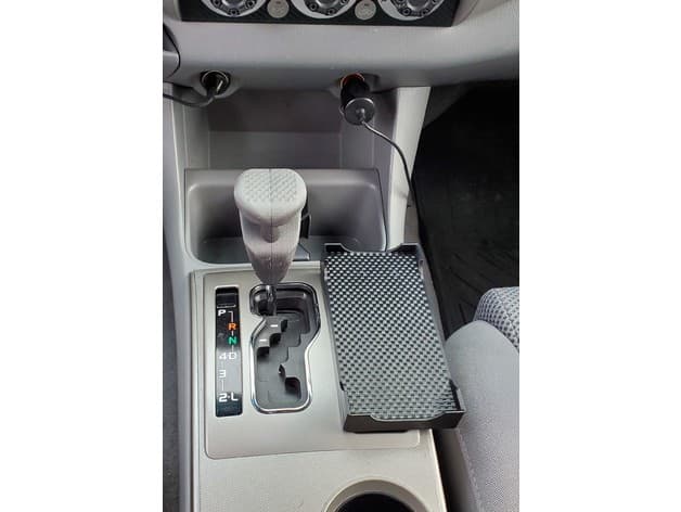 Tacoma (2nd Gen) coin tray phone charger preview